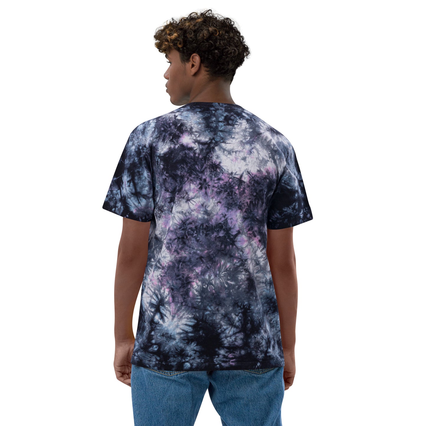 ALLEGEDLY embroidered TYE DYE TEE